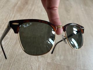 Ray-Ban Clubmaster Polarizadas Marrón/Dorado