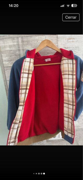 Chaqueta polar niño/a 10/12 años