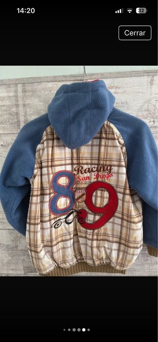 Chaqueta polar niño/a 10/12 años