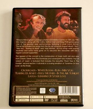 DVD Eric Clapton & Friends Live 1986