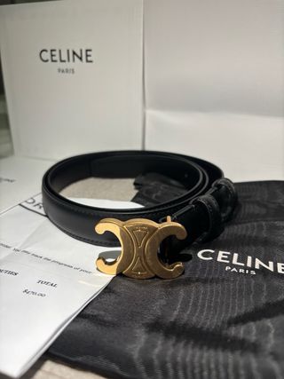 Cintura Celine Triomphe Nero
