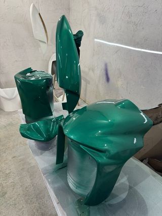 Carenado Yamaha Jog Circuito Verde fibra