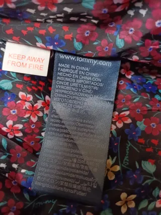 Abrigo Tommy Hilfiger Rosa Corduroy