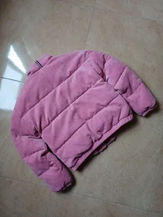 Abrigo Tommy Hilfiger Rosa Corduroy