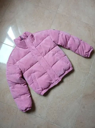 Abrigo Tommy Hilfiger Rosa Corduroy