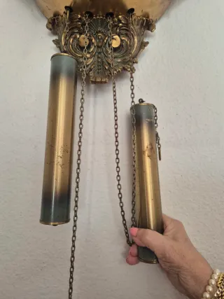 Reloj de pared antiguo Lafuente Bronce