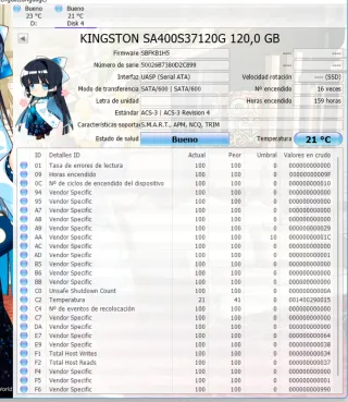 3 Discos SSD Kingston 120 Gb