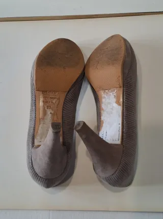 Scarpe con tacco Melluso tortora 37