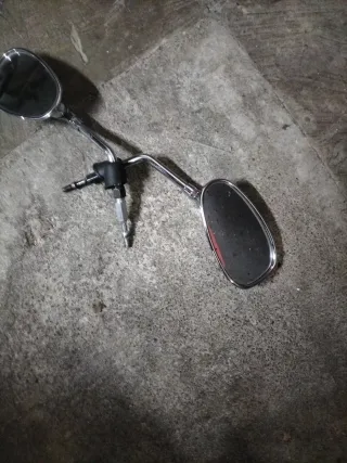 Juego Retrovisores Vespa Cromados
