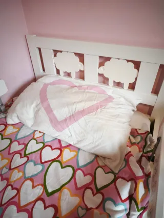 Cama infantil Ikea ovejitas Kriter 70x160
