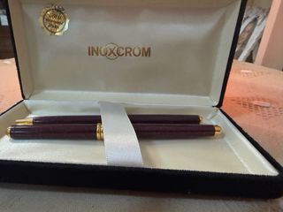 Set Exclusivo Inoxcrom Pluma y Bolígrafo Bañados