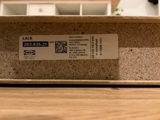 Estantería Flotante LACK Ikea Madera 190x26cm