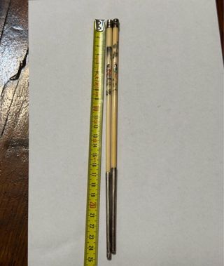 Bacchette cinesi antiche in osso e argento