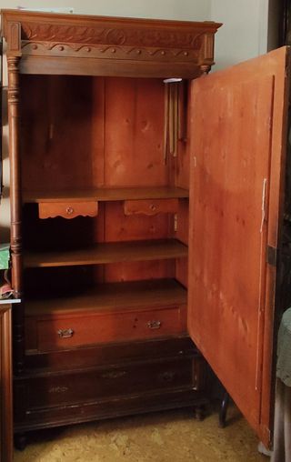 Armario Alfonsino Madera Siglo XIX/XX