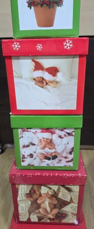 Conjunto 6 Cajas Anne Geddes con Tarjetas