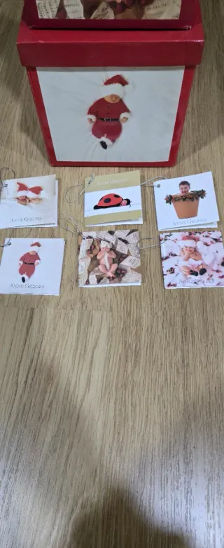 Conjunto 6 Cajas Anne Geddes con Tarjetas