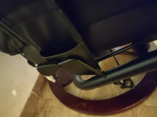 Sillón Masaje Cuero Sintético Negro