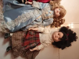 Muñecas de porcelana antiguas