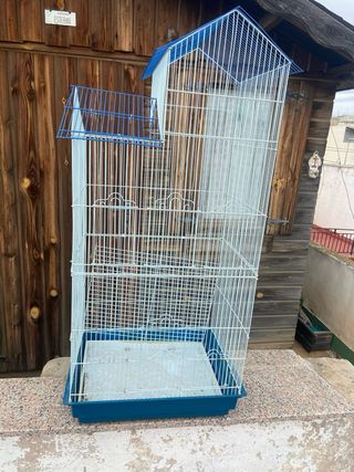 Jaula grande para loros