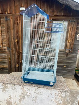 Jaula grande para loros