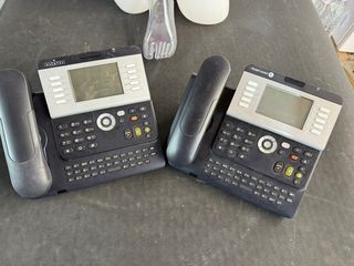 2 Teléfonos Alcatel-Lucent con Teclado