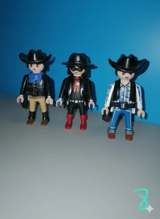 Playmobil Vaqueros (3 figuras)