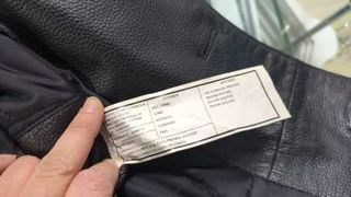 Chaqueta de cuero Pierre Cardin