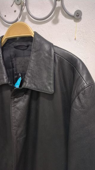 Chaqueta de cuero Pierre Cardin