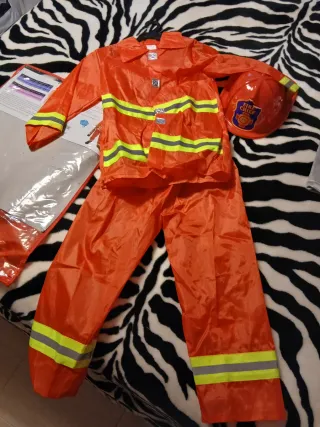 Disfraz Bombero Niño Talla M