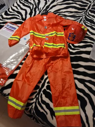 Disfraz Bombero Niño Talla M