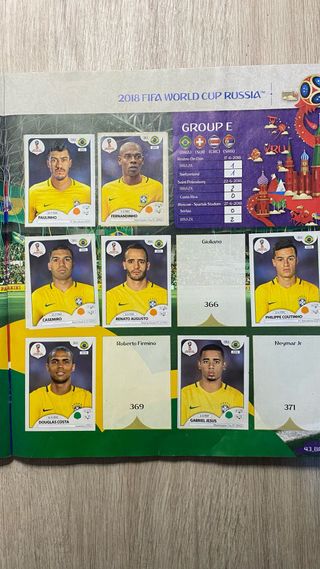 Álbum Rusia 2018 Panini Sin Completar