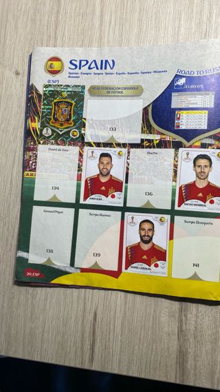 Álbum Rusia 2018 Panini Sin Completar