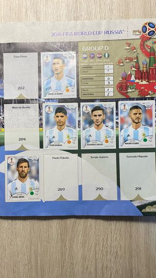 Álbum Rusia 2018 Panini Sin Completar