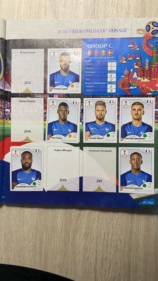 Álbum Rusia 2018 Panini Sin Completar
