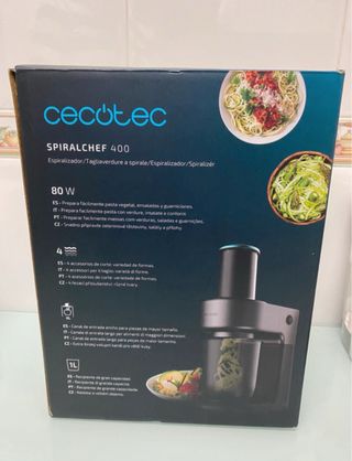 Cecotec Spiralchef 400 Rallador Verduras