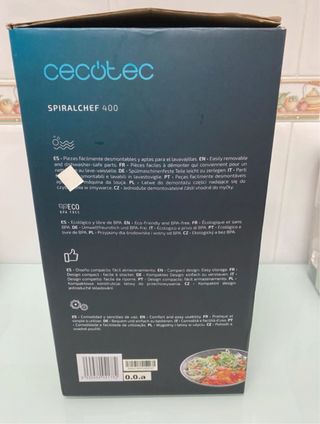 Cecotec Spiralchef 400 Rallador Verduras
