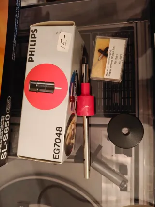 Tocadiscos Vinilo, agujas y barra repuesto LIQUIDA