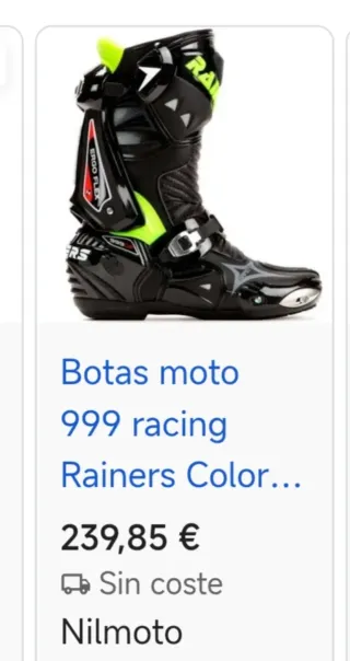 Botas moto deportivas Rainers 999 GP
