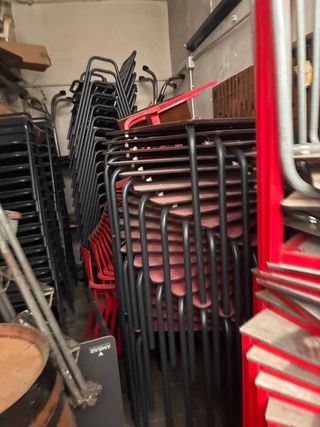 Conjunto mesas y 4 sillas