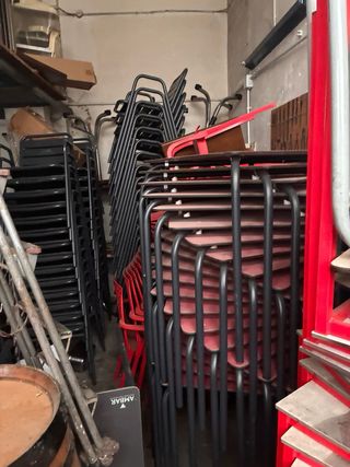 Conjunto mesas y 4 sillas