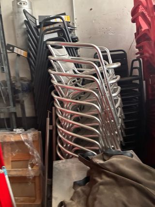 Conjunto mesas y 4 sillas