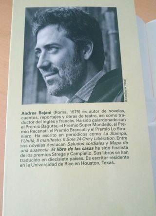 EL LIBRO DE LAS CASAS ANDREA BAJANI