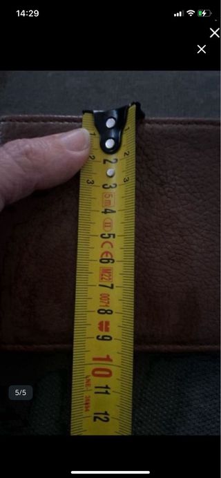 Cartera de piel hombre