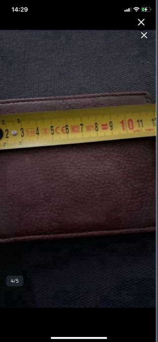 Cartera de piel hombre