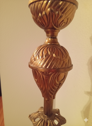 Lámpara Vintage Latón/Bronce Estilo Regency