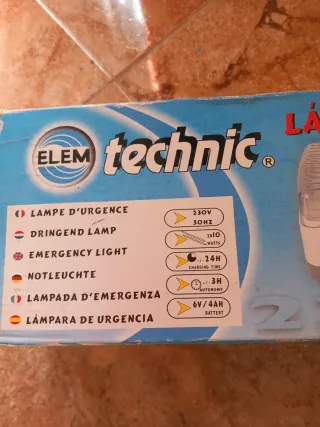 Lámpara de emergencia Elem Technic TL21OR