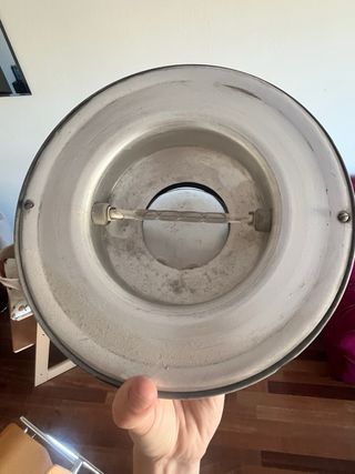 Lámpara de pie vintage metal negro