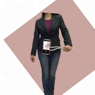 Tailleur vintage gonna grigio tg. S