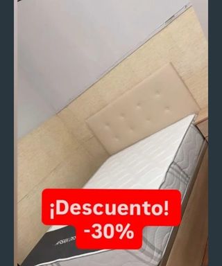 Canapé abatible con colchón