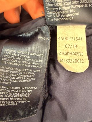 Chaqueta Tommy Jeans acolchada de plumón.